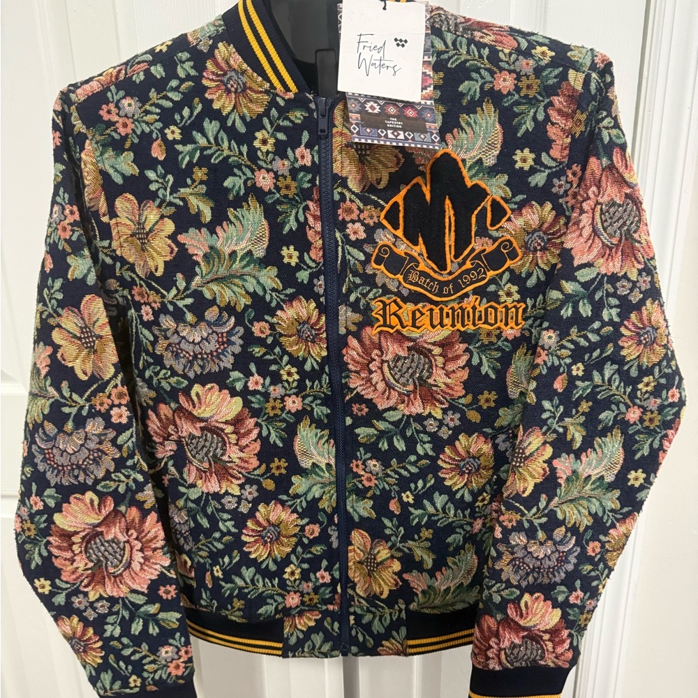 Floral Bomber Jacket